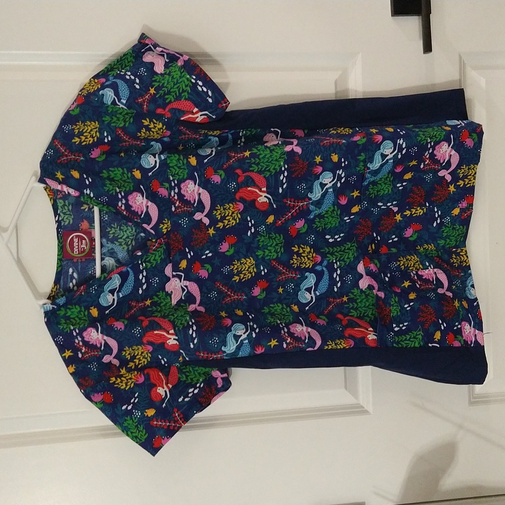 Divine Scrubs Mermaid Top